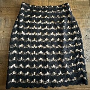 Kate Spade Virginia Scalloped Skirt - Size 10